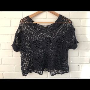 Free People crochet top